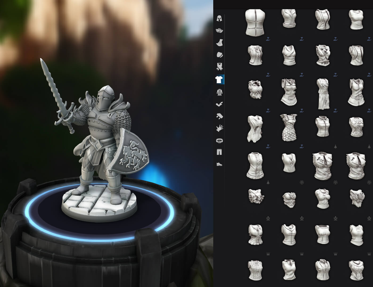 Żywiczna figurka 3D bohatera 28-34mm RPG KREATOR - Image 2