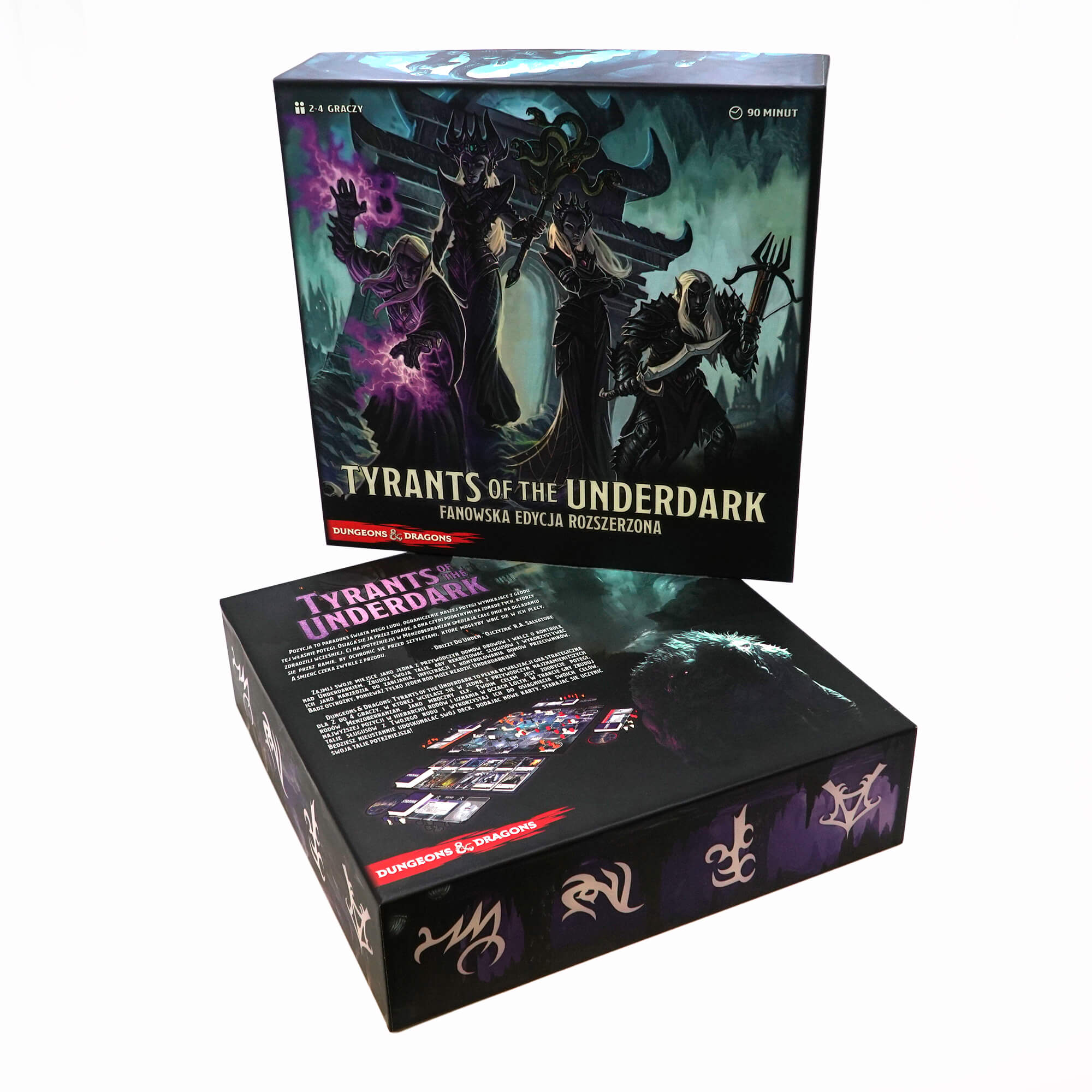 Pudełko z insertem do gry Tyrants of Underdark Dodatek fanowski
