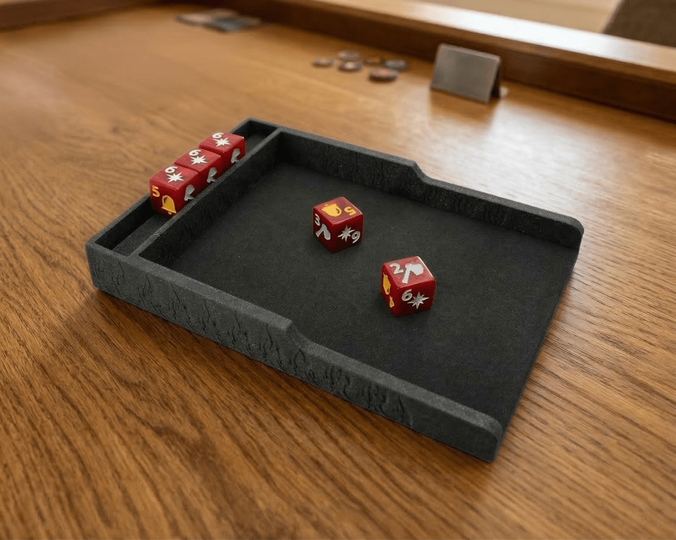 Dice Throne – Ognista Tacka i Organizer na Kości