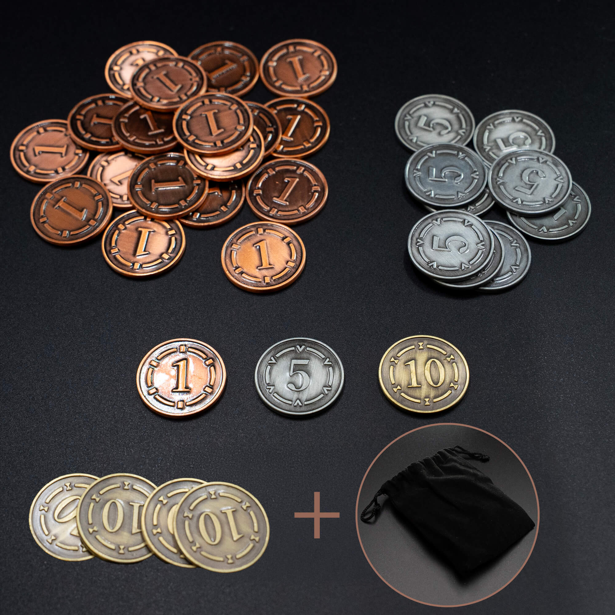 Uniwersalne metalowe Monety do Gier (Board Game / RPG) - Image 6